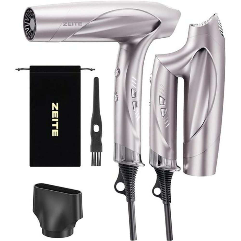 Professional Fast Drying Hair Dryer with Foldable Handle ,Magnetic Nozzle